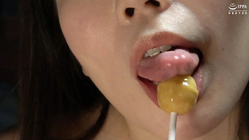 人気女優 乃木ちはるチャンの舌ベロ・歯観察-4