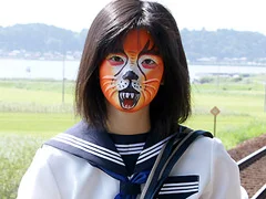 Animal Face Painting Girl