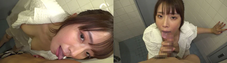 個撮）Gカップ清楚系おネエさんのフェラギャップ-3