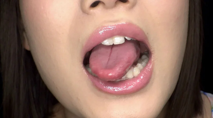 舌・唾液フェチ！アクリル板・ディルド舐め-2