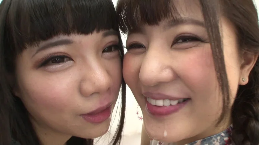 濃密絡み合い唾液レズ接吻 咲羽優衣香 久我かのん-5