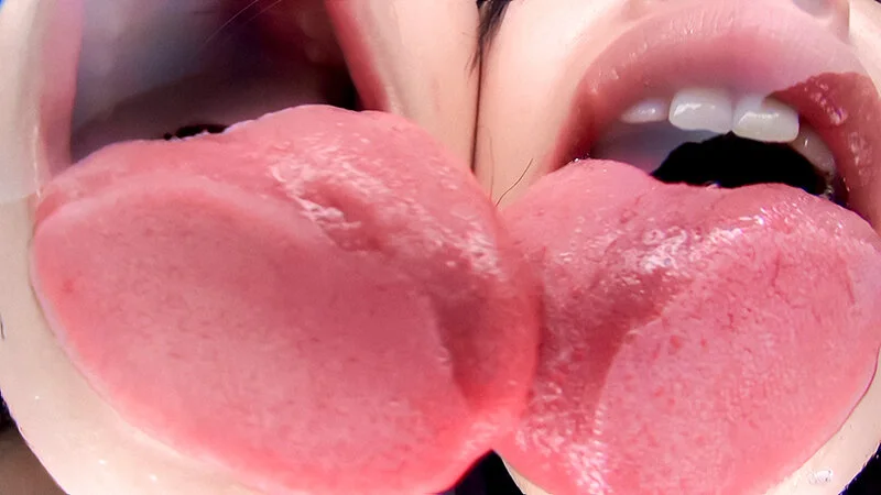 淫語痴女とバーチャル唾液レズ接吻-8
