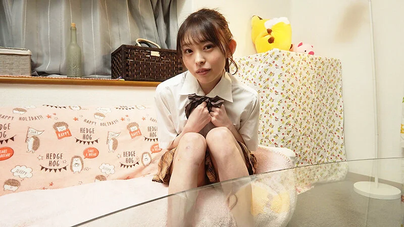 小悪魔J系 自撮り指だけオナニー ＃ひなこちゃん 瀬戸ひなこ-1