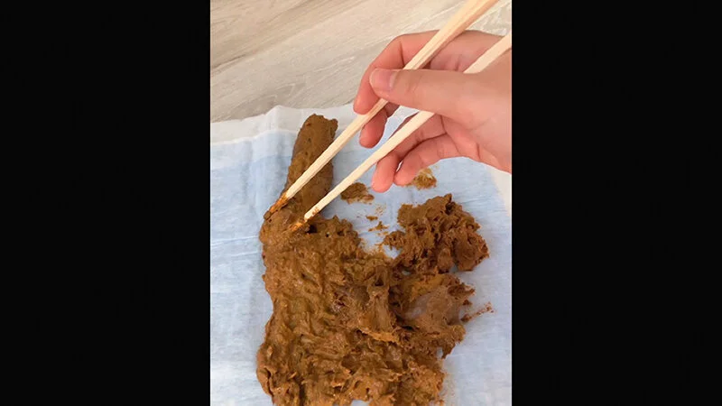 出勤前の自宅極太健康便-18