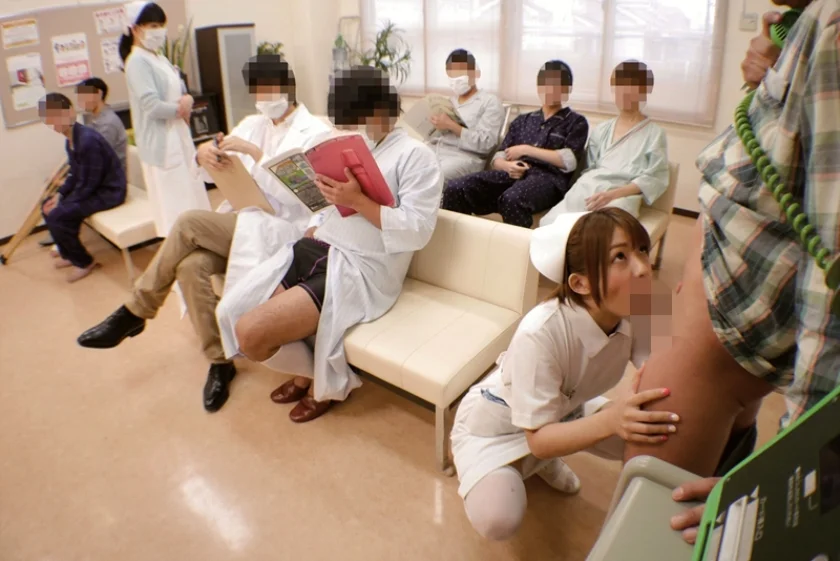即抜き実用的！1週間以上溜めた生臭い素人ち○ぽをしゃぶり尽くす！ノーハンドおしゃぶり病棟 麻里梨夏-2