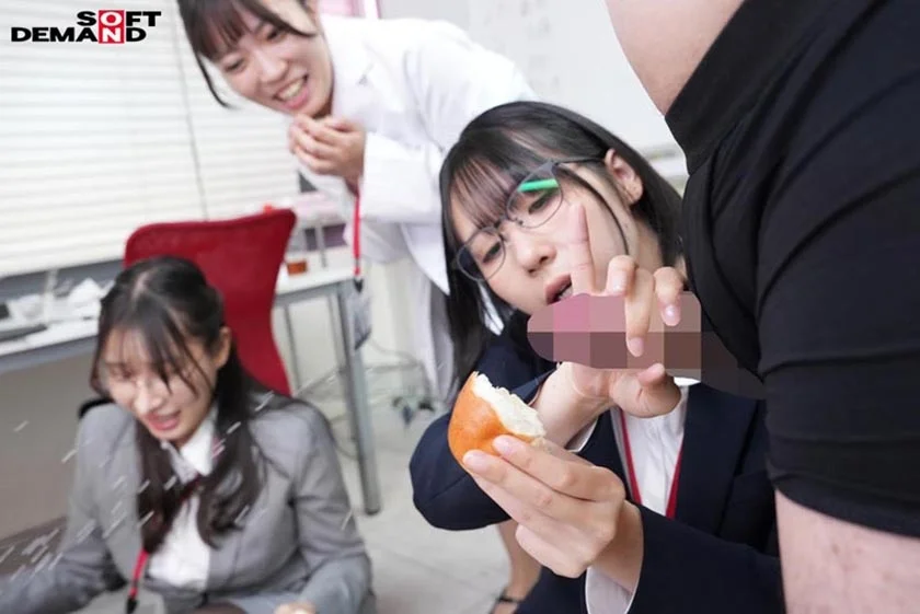 「ザーメンと最も相性の良い食べ物は何か？」をSOD女子社員3名が真面目に検証してみた結果 計46食の濃厚ホンモノ精子でお腹いっぱい 咀嚼でじっくり味わいごっくん飲み込むザ～汁マリアージュ食ザー実験 SOD性科学ラボ REPORT 23 新木成美 久保歩夢 所慶香-4