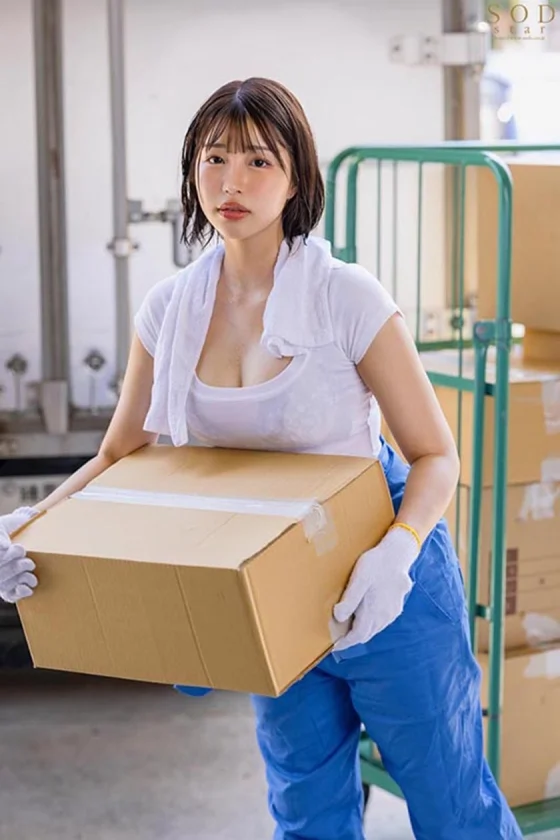 配送中NTR 既婚ベテランドライバーの配送に付いて回るうち車中でおそわれてしまった新婚人妻  唯井まひろ-1