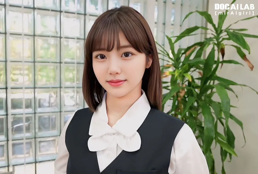 空想制服美少女 AI MODEL AV DEBUT 働くOL編-3