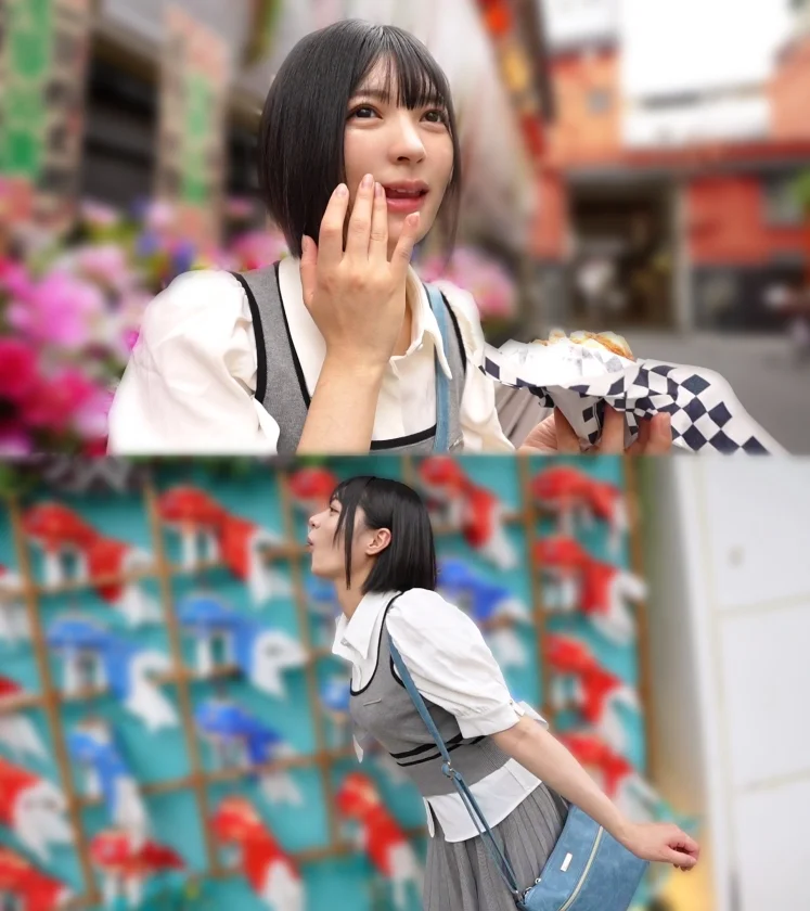 【現役大学生と年上彼氏とのエロ&メロい夜】付き合いたてのアツアツカップルが性欲爆発！！高身長モデル体型の自慢の彼女に種付け！！浴衣が乱れるほどのイチャラブSEX～2連戦～！！【あまちゅあハメREC＃ゆみにー＃大学生】-1