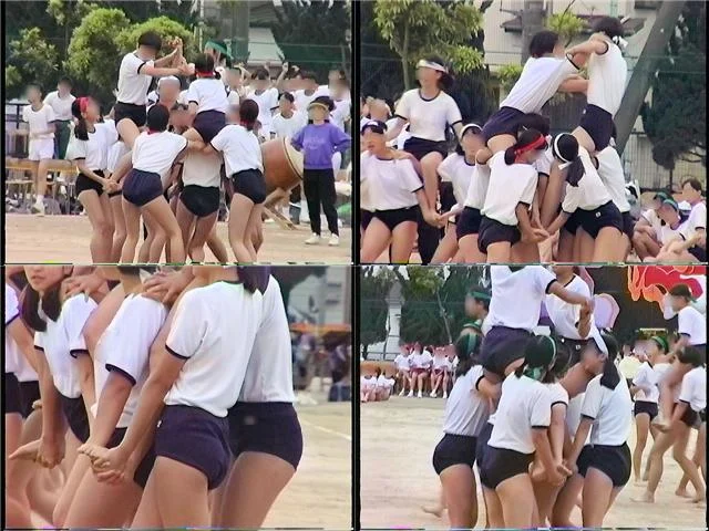 GD-01-2 倒し合う女子騎馬戦-2