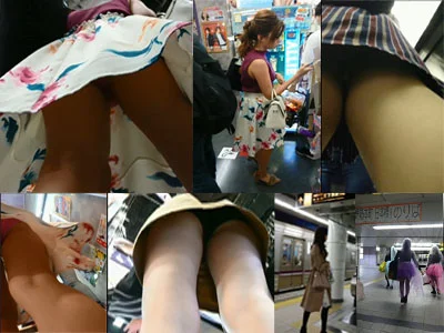 総勢6名！！逆さ撮りでパンツ丸見え！ローアンの極み