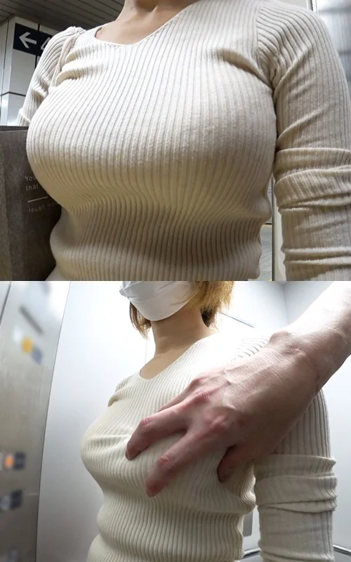 【電車対面パンチラ93】☆三角ゾーン観察記録/着衣巨乳お姉さん!!!-3
