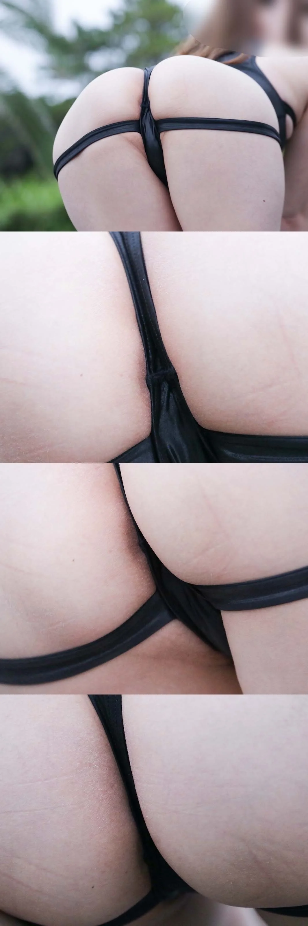 【写真】尻●まで見えそうな真っ白なムチムチの美ヒップを突き出すP●ARFAITEな彼女　神盛り500枚！-4