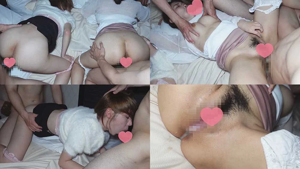 地方JD冬休み上京旅行／全員Fカップ美巨乳のA県公立看護大生3名を隣室往復連続ハメ①【特典3本】-5