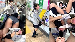 【再販】16時間着用【個人撮影】ボーイッシュな見た目のグレーパンツちゃん_短髪の美小女とパパ活～膣奥に中出しされて大絶頂!!-1