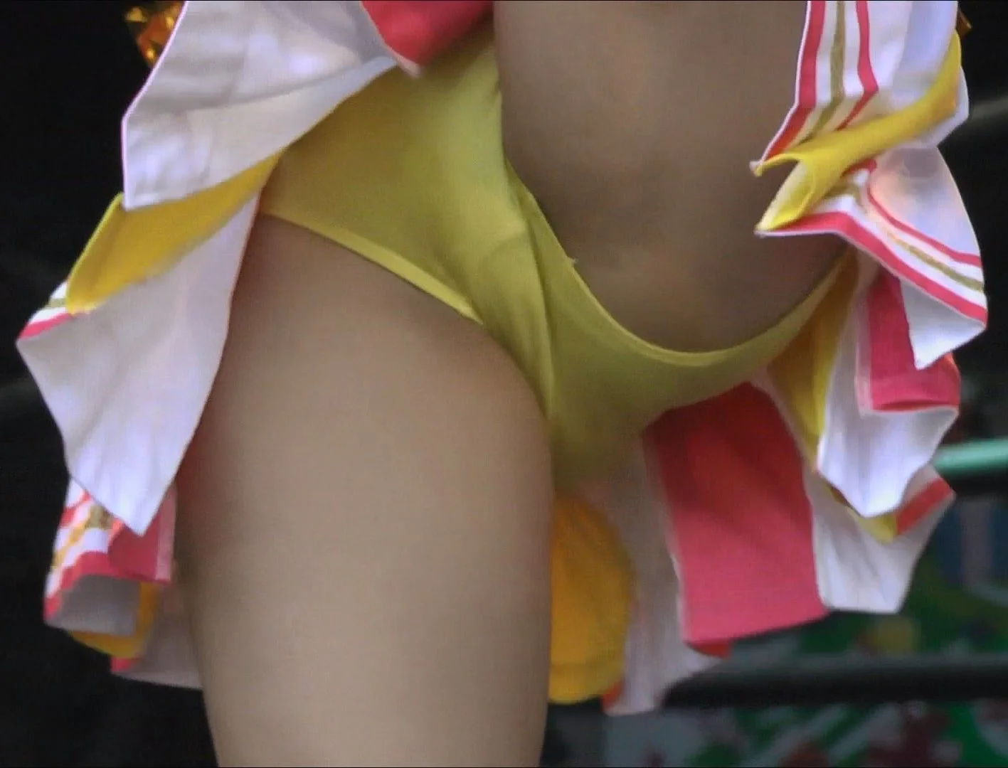 【再販】【再販】アイドルイエローJDチア！！三角ブルchwandaP0005