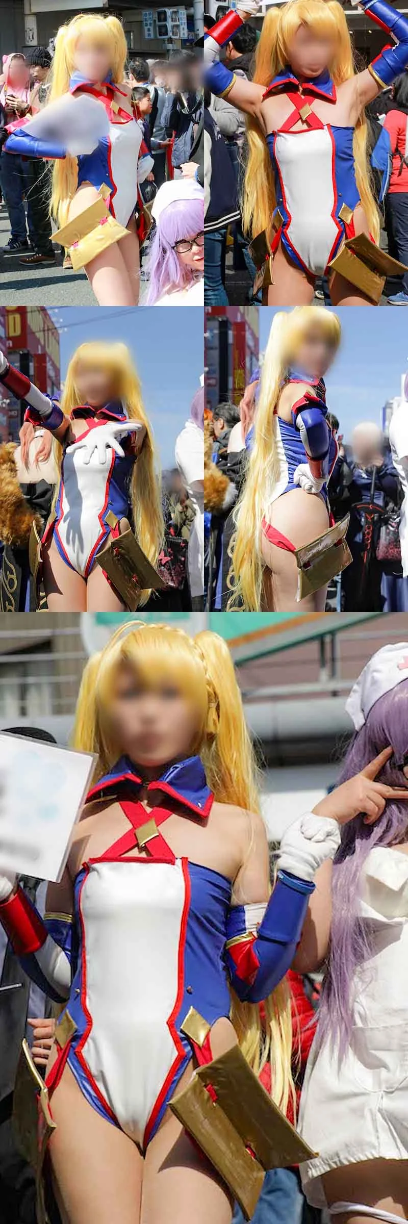 【写真】大阪のストリートコスイベ「スト●ェス」で見せるハイレグコスプレの美人お姉さんレイヤー　神盛り624枚！-1