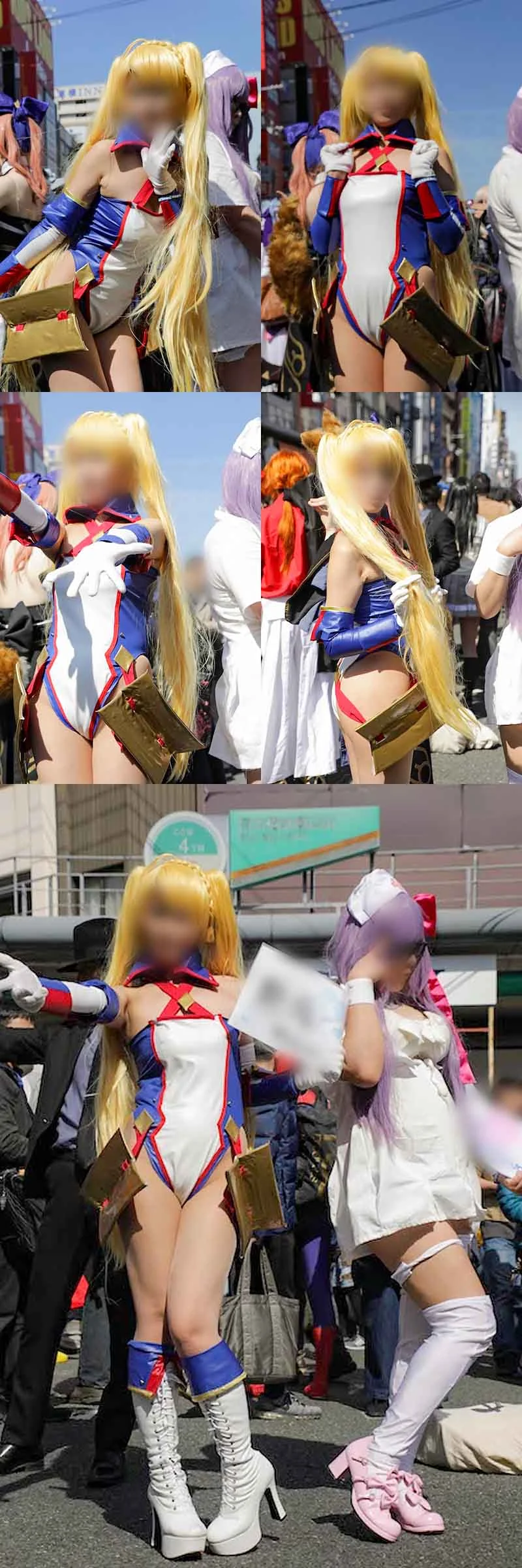 【写真】大阪のストリートコスイベ「スト●ェス」で見せるハイレグコスプレの美人お姉さんレイヤー　神盛り624枚！-4