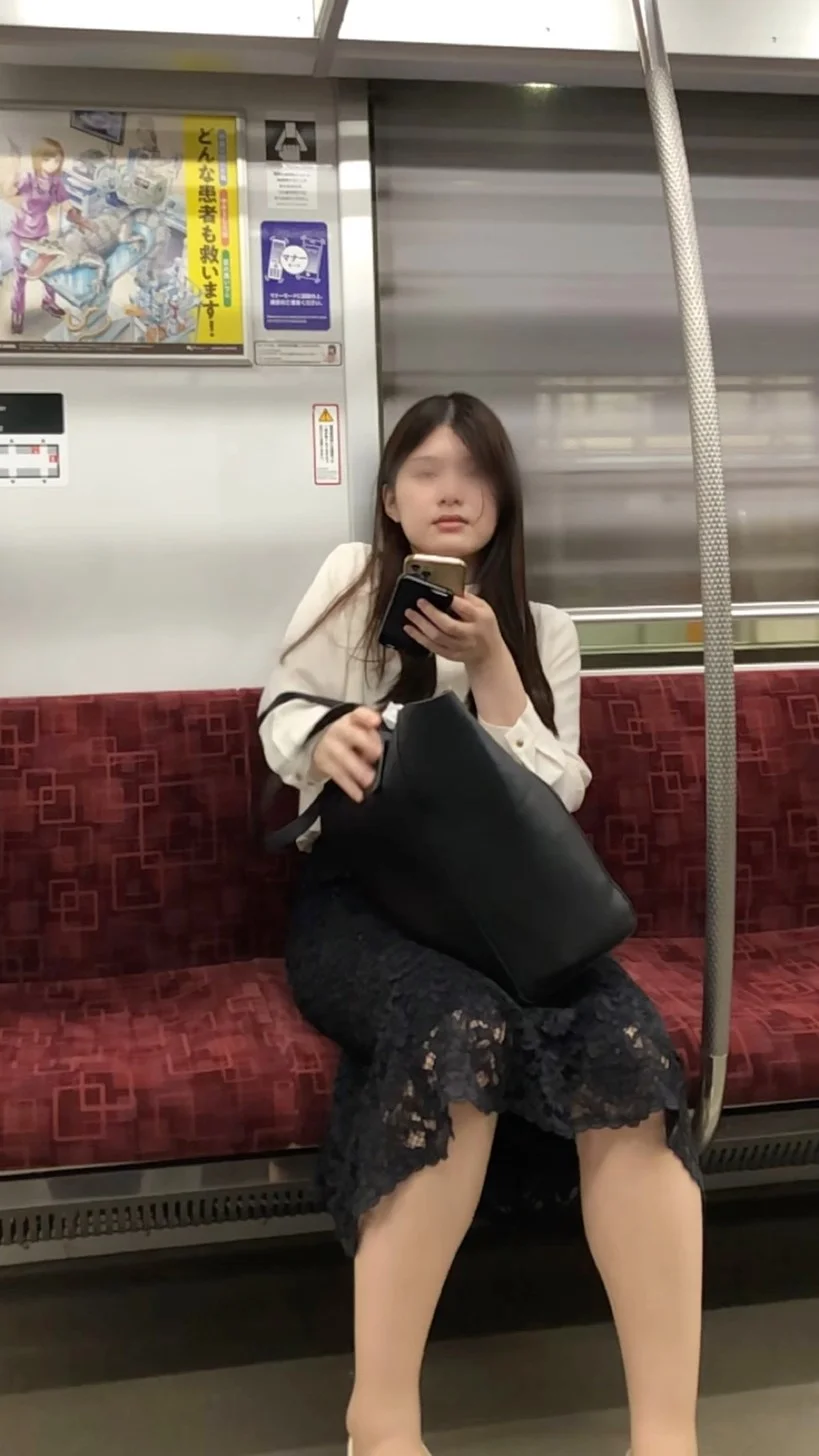 【横からの眺め285】清楚系ＯＬは予想に反してＦカップ！！-1