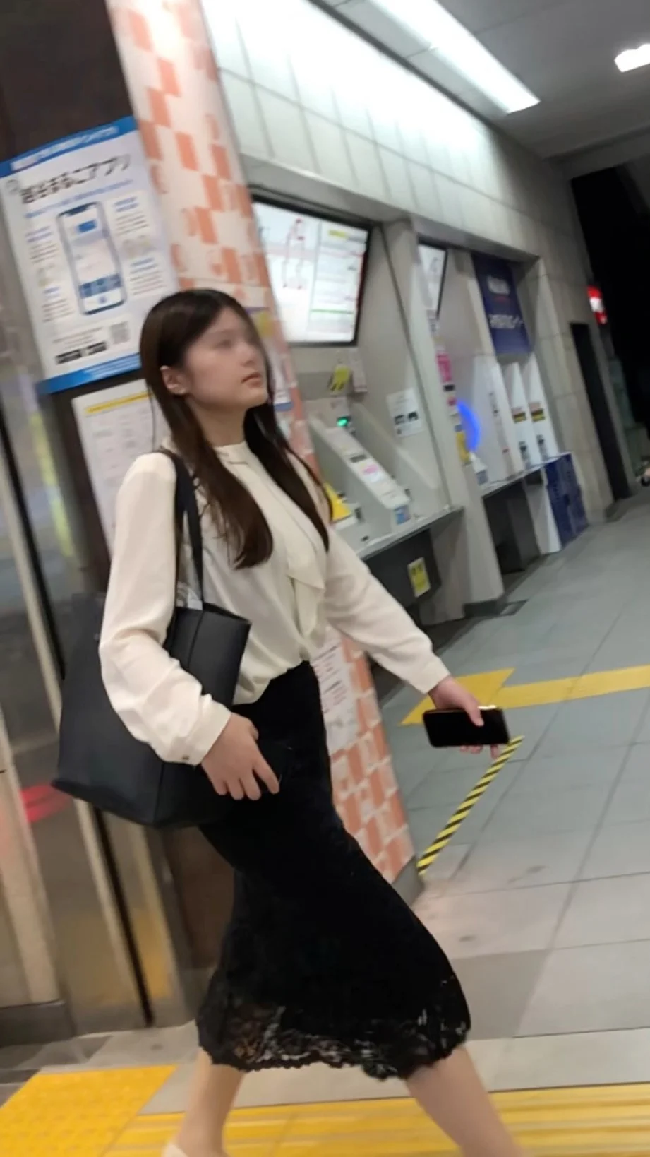 【横からの眺め285】清楚系ＯＬは予想に反してＦカップ！！-6