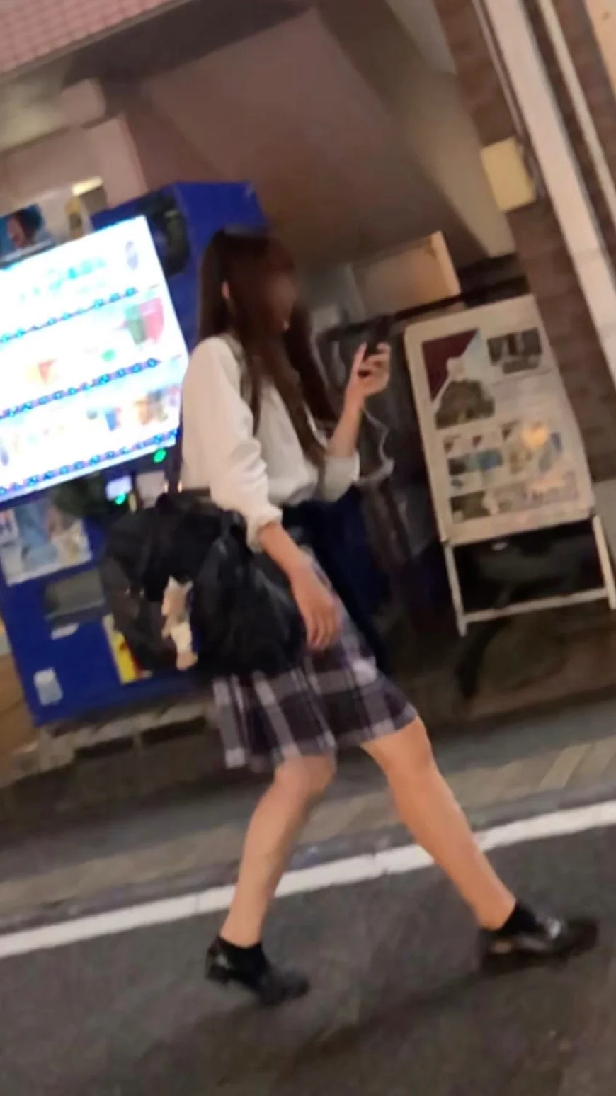 【放課後の眺め68】高身長のピチピチＪＫを追いかけて！-4