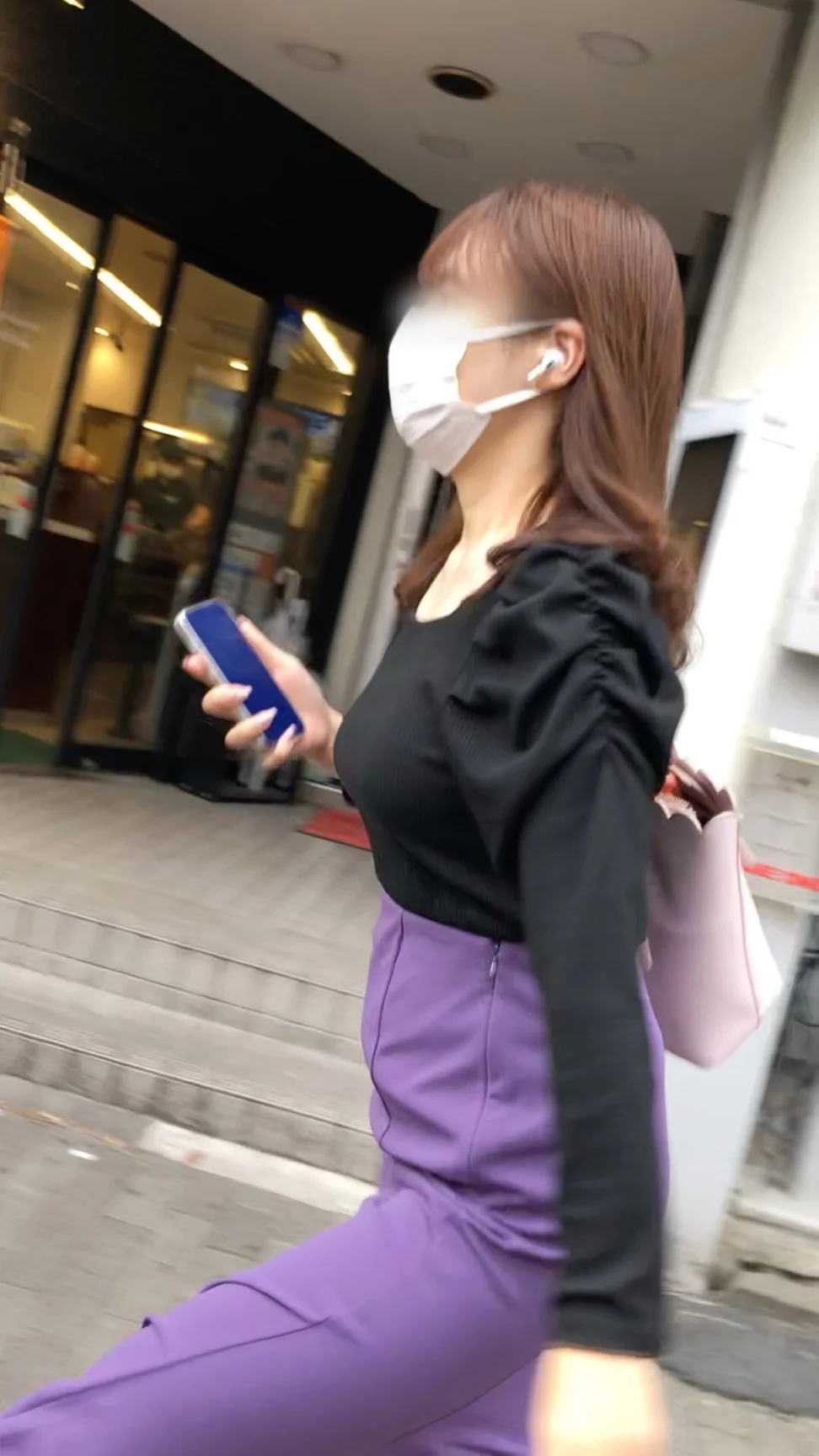 【横からの眺め322】キレカワＯＬは推定Ｇカップのセクシーボディ！！-3