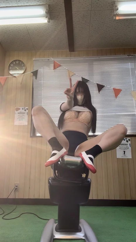 ハミパンブルマででエクササイズ動画(〃▽〃)-6