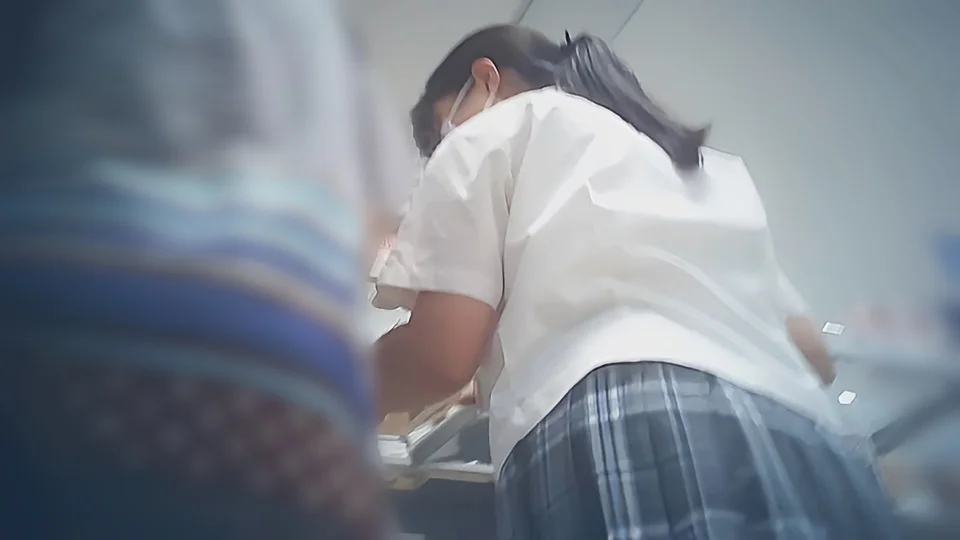 清純系夏制服JKのショッピングウォッチング-1