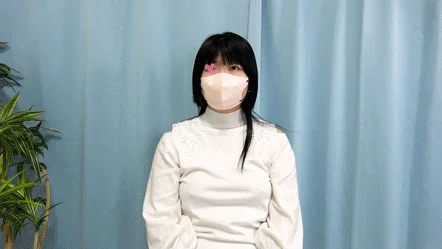 黒髪の女子のハリのあるオッパイを揉みしだくワクチン接種♡美巨乳を触ると抵抗されました【パンチラ／胸チラ】