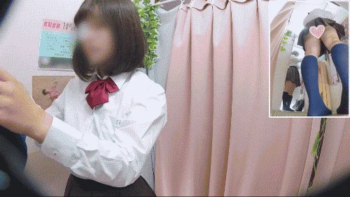 中二病でも胸が見たい！！！！眼帯じぇ～娘はEカップでかパイをムニムニムニ……　僕のお店の試着室588