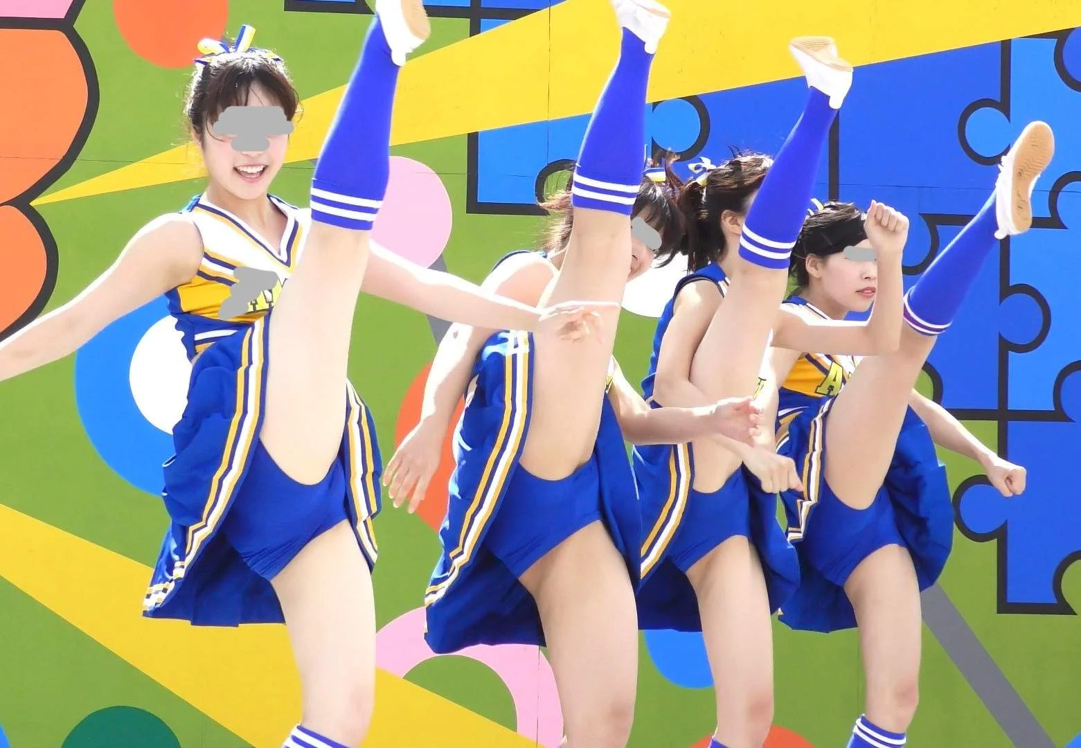 【再販】【再販】【4K】魔女上級青チアダン！秋分のハイキック！CHWDmj4k004-3