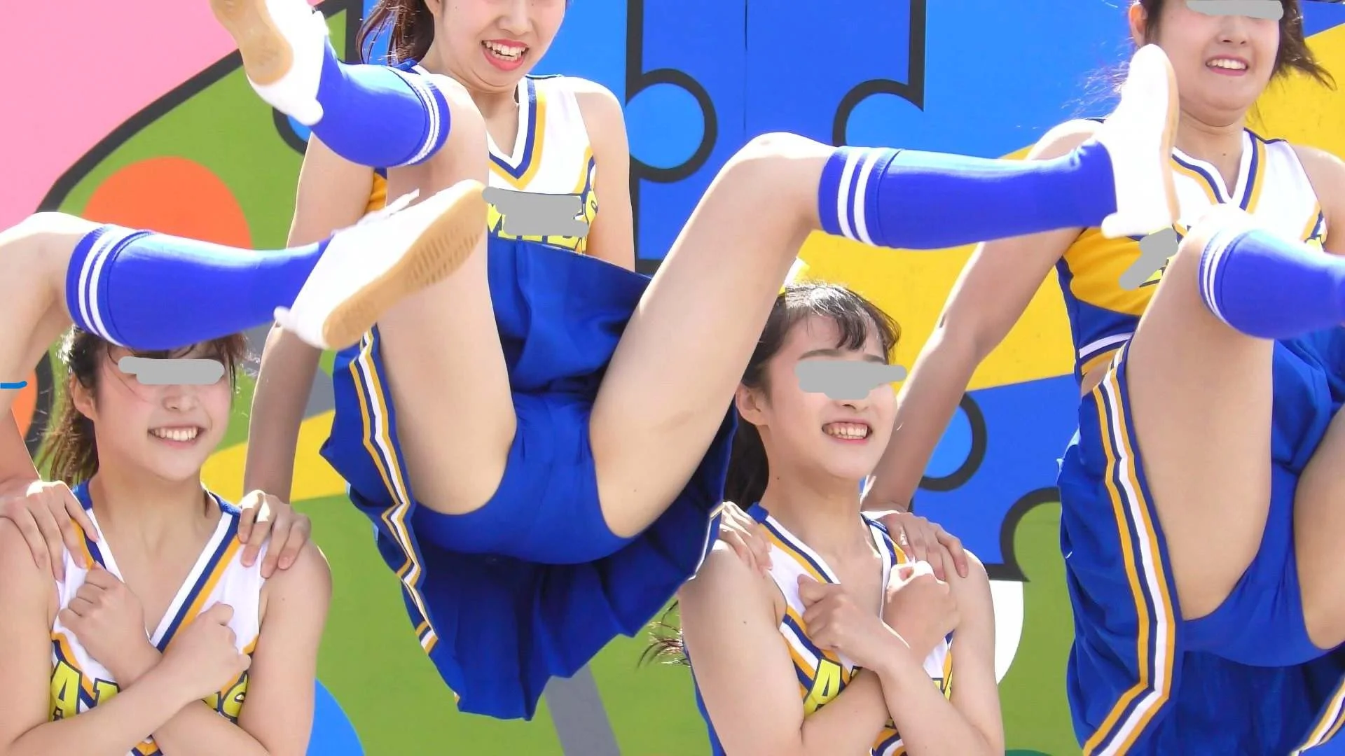 【再販】【再販】【4K】魔女上級青チアダン！秋分のハイキック！CHWDmj4k004-6