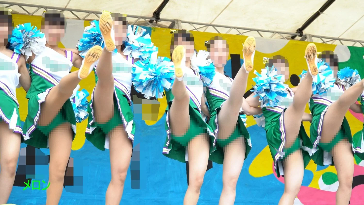 祭りだチア vol.115 【4K】 モデル級美女が見せるハイキックにノックアウト！JDチアダンス