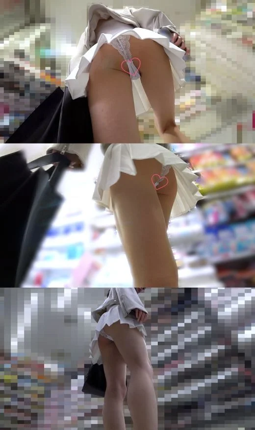 【Sの中の秘密】クール美女の無防備な絶景☆純白Tバックに胸キュン！-2