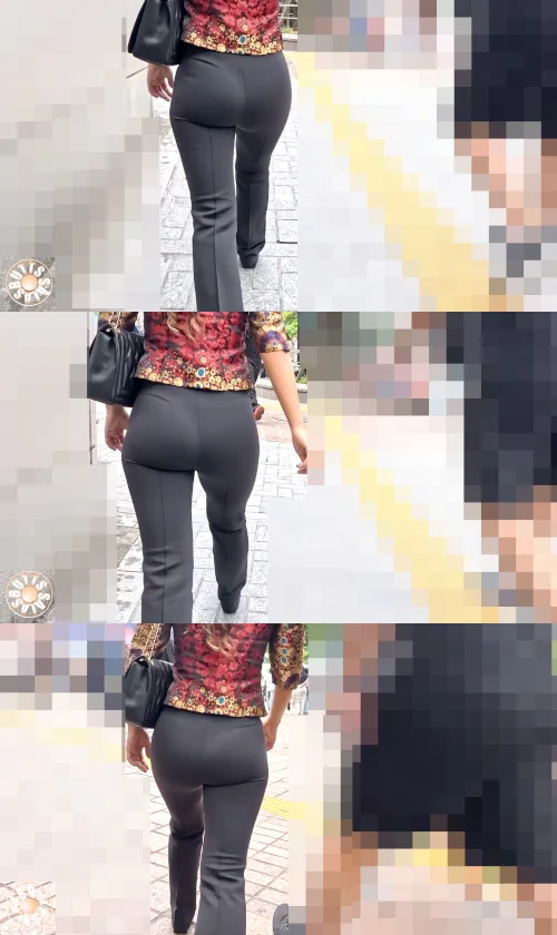【4K高画質】真空パンツ よれたTバック-1