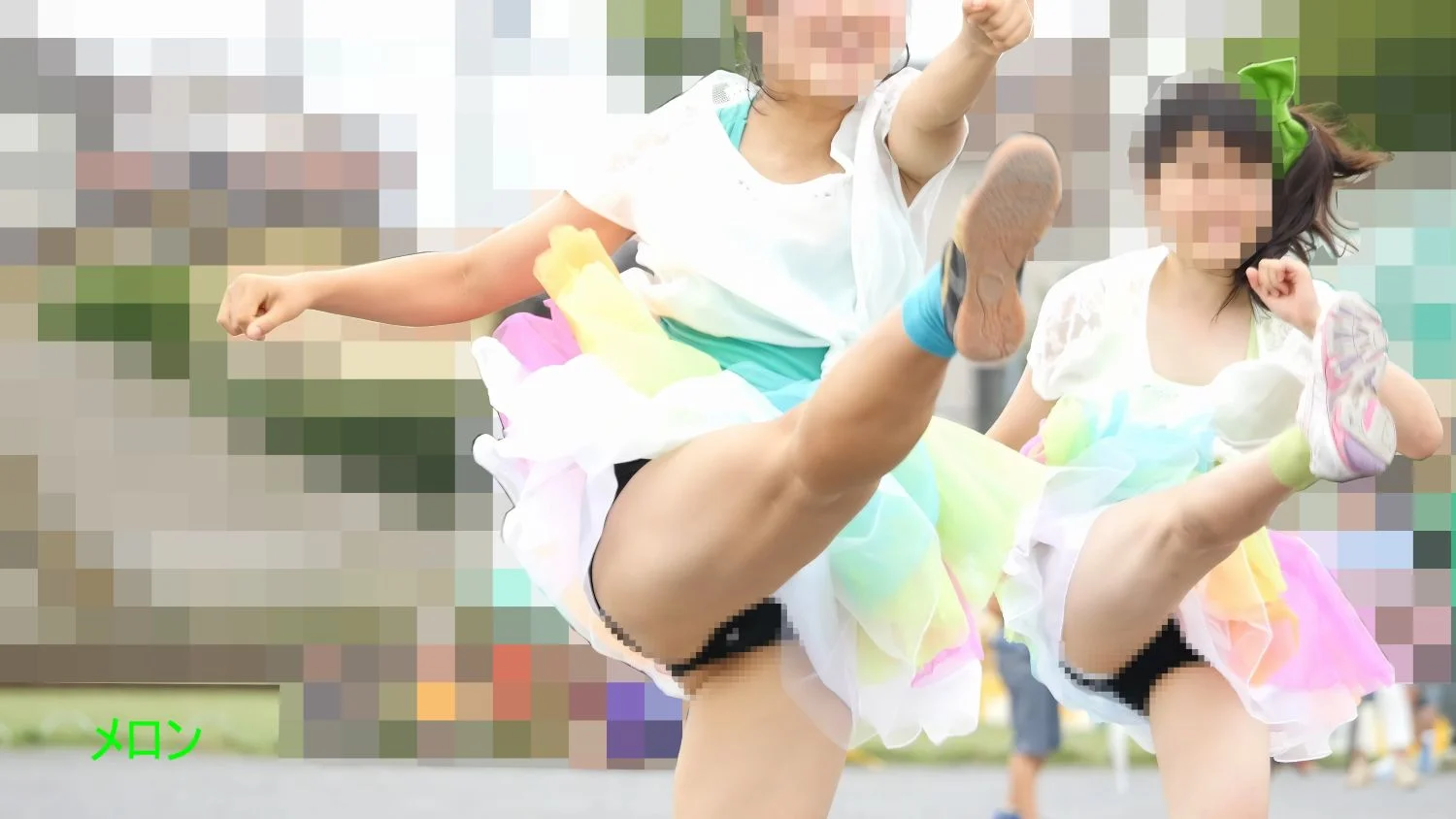祭りだダンス vol.5 【4K】 ハプニング！ダンスでハミ尻お嬢さん まさかの穴あきです！！！-2