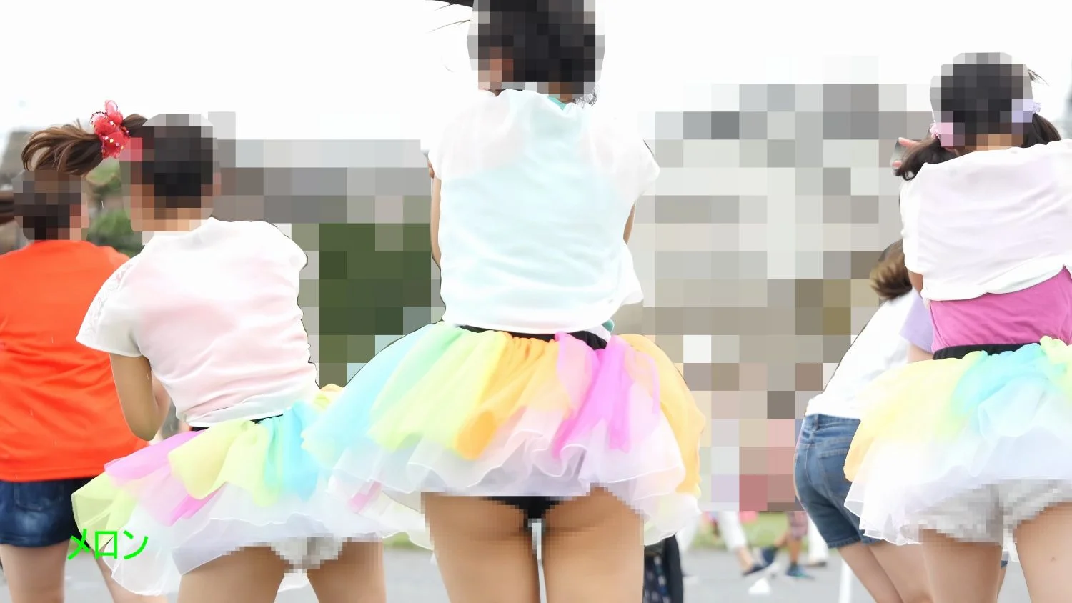 祭りだダンス vol.5 【4K】 ハプニング！ダンスでハミ尻お嬢さん まさかの穴あきです！！！-6