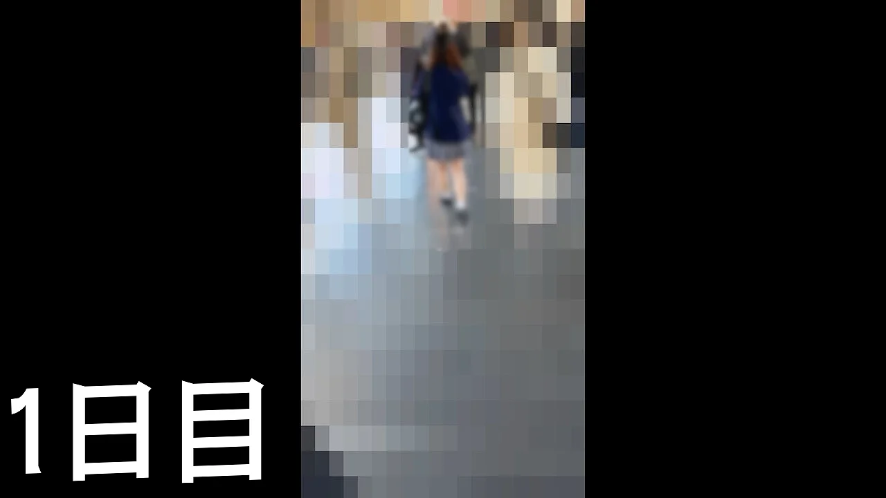 【触39】［新・3画面構成］14Xcmの小柄で弱気そうなK、太ももに肉棒ねじ込み埋める　泣きそうで拒めず悶え逝く-1
