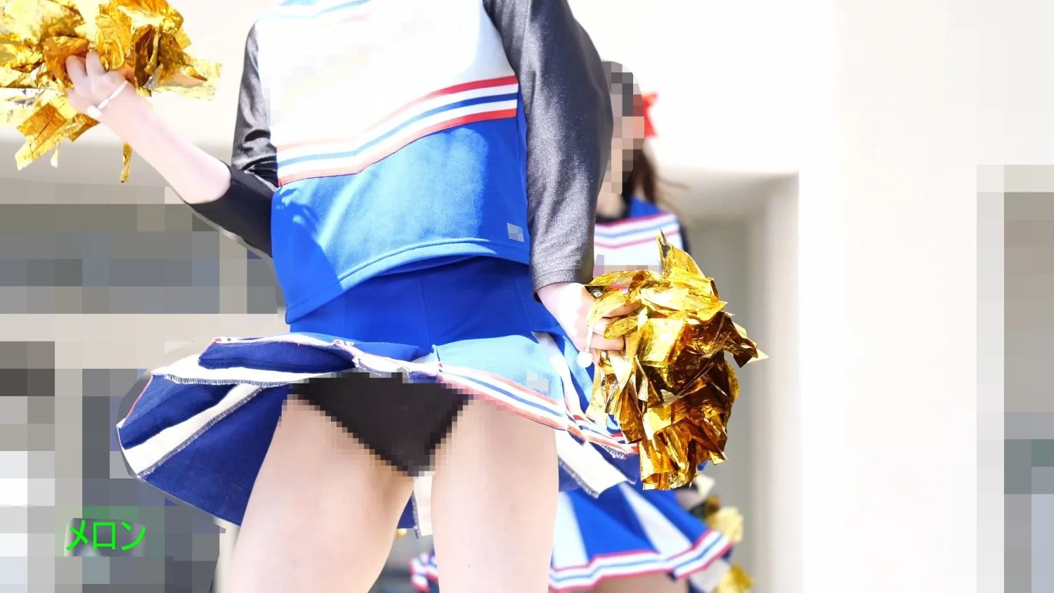 祭りだチア vol.124 【4K】 ぴったりフィットのアンスコがクッキリとたまりません！続編 ハイキック披露ですJDチアダンス-1