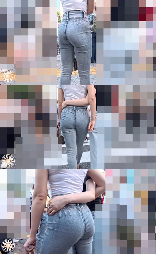【4K高画質】仲良しギャルのハイウエストレギパン-2