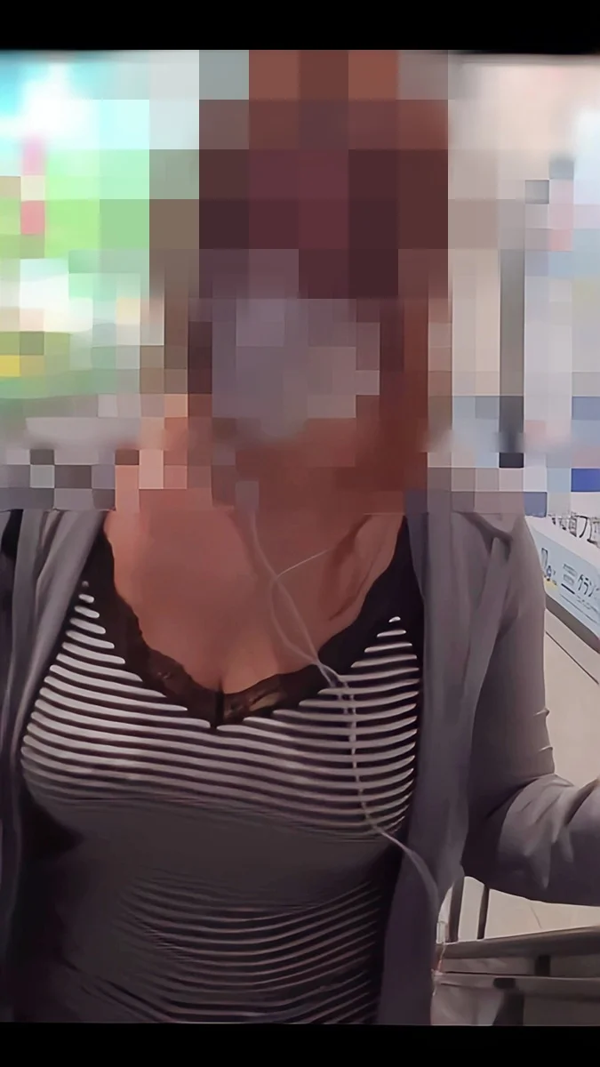 【再販】195バレてしまった巨乳と短い巨尻１人をまとめました