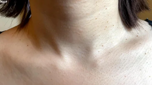 【再販】【超スロー接写】MANAの喉が動く瞬間。首筋・うなじ・皮膚感まで記録した9分38秒-6