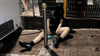 これはOKサイン…？路上介抱した極上巨乳ギャルが敏感反応！生挿入すると夢心地のまままさかの喘ぎ声を微かに漏らし出す…