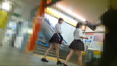 ガチ114【60fps】大ボリューム6人収録37分！赤チェ夏服登場２人組！他人K二枚抜き！-1