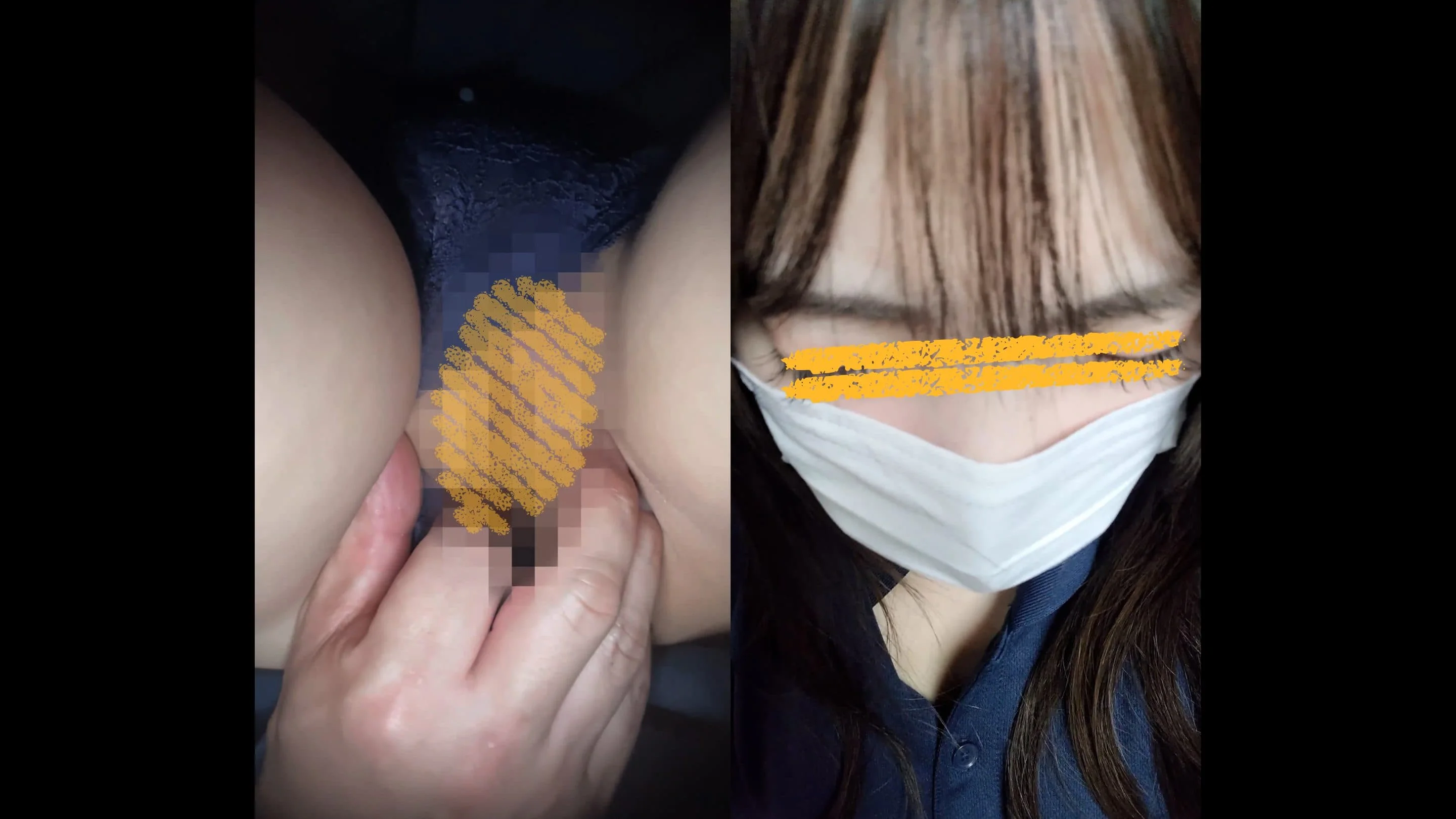 [乗車記録191]王道アイドル系美女の無垢な素肌とあどけない恥じらい。華奢な体型がビクビクと強く反応する密着ログ-5