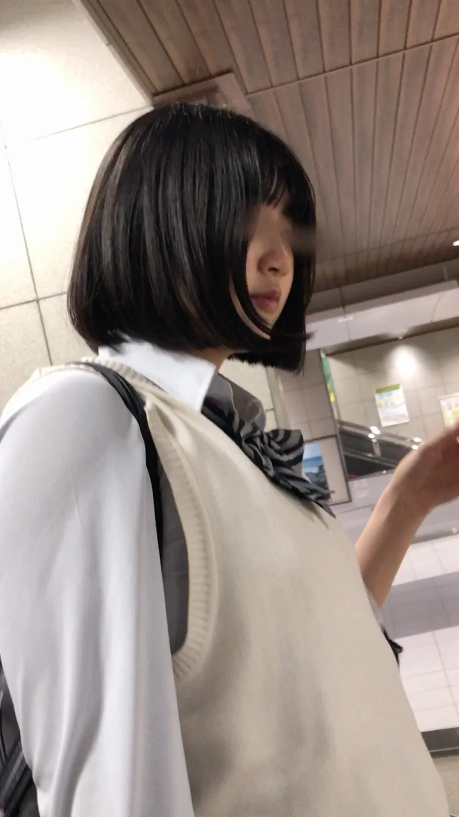 【放課後の眺め163】あどけなさが残るＪＫのムチムチボディに大興奮！！